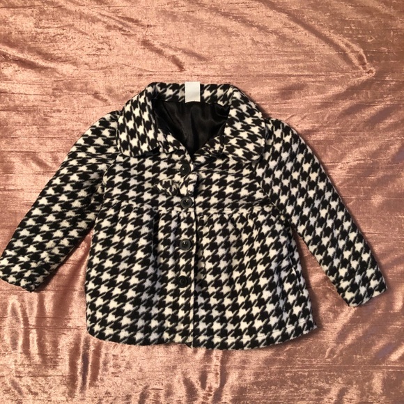 Kids Houndstooth Coat - Picture 2 of 6